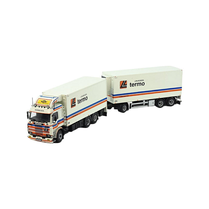 Scania Linjegods 143-420 Reefer トラック / TEKNO 1/50 建設機械模型 工事車両