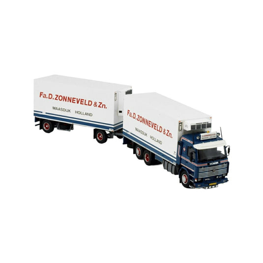 D. Zonneveld Scania 143 reefer trailer トラック / TEKNO 1/50 建設機械模型 工事車両
