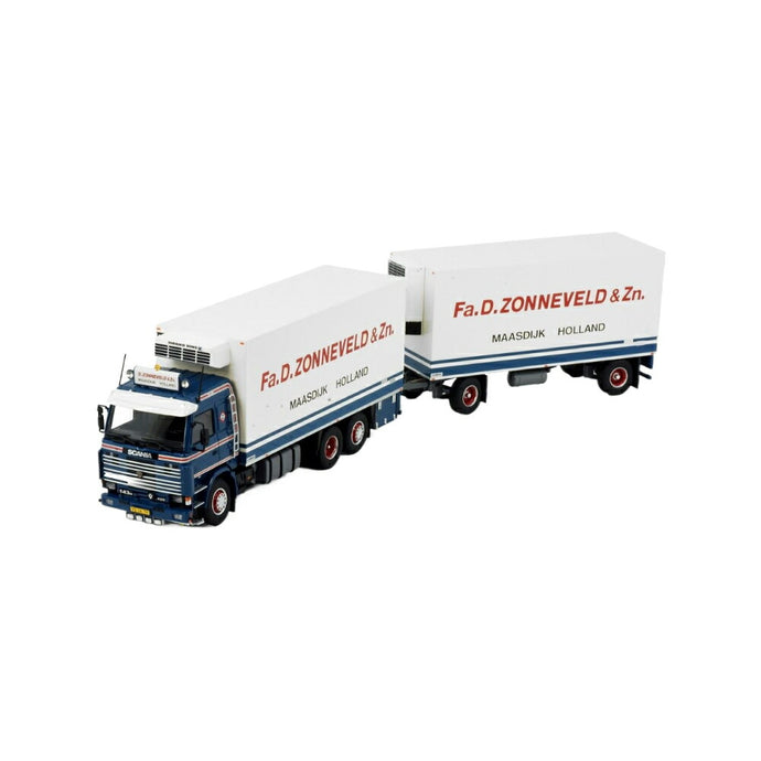 D. Zonneveld Scania 143 reefer trailer トラック / TEKNO 1/50 建設機械模型 工事車両