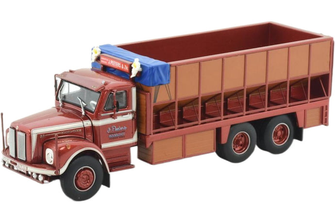 Peeters Scania L56 バルクグッズボディ / TEKNO 1/50 建設機械模型 工事車両