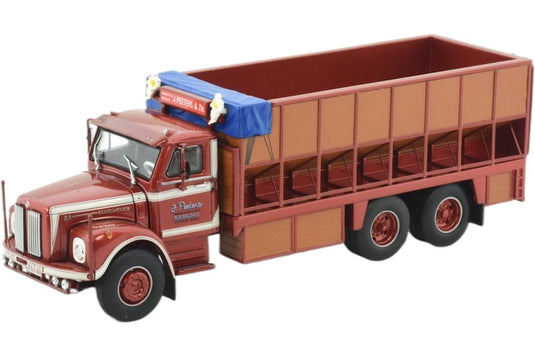 Peeters Scania L56 バルクグッズボディ / TEKNO 1/50 建設機械模型 工事車両