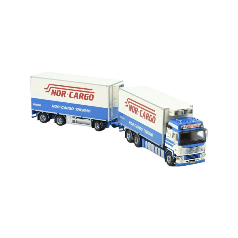 ギャラリービューアに画像をロードする, Nor-Cargo Volvo F12 Reefer Truck-Trailer トラック / TEKNO 1/50 建設機械模型 工事車両
