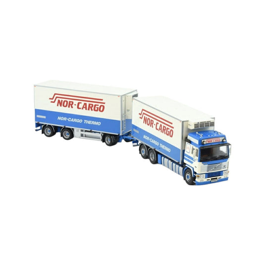 Nor-Cargo Volvo F12 Reefer Truck-Trailer トラック / TEKNO 1/50 建設機械模型 工事車両