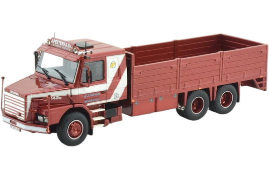 Peeters Scania 142 Torpedo プラットフォームローリー トラック / TEKNO 1/50 建設機械模型 工事車両