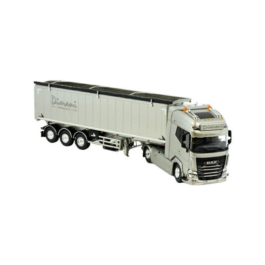 Dimani DAF XG+ tipper semitrailer トラック / TEKNO 1/50 建設機械模型 工事車両