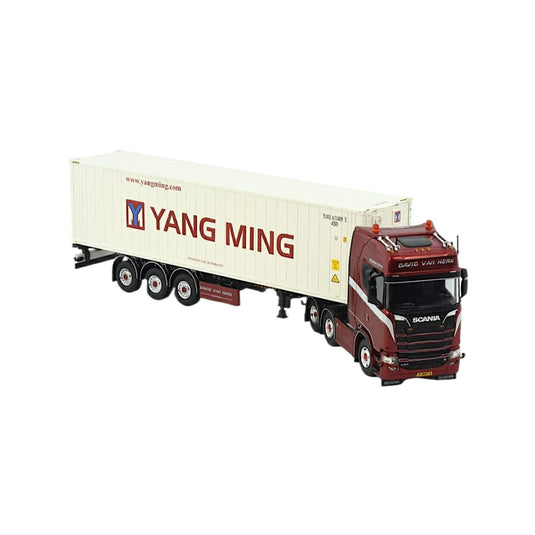 David van Herk Scania S530-V8 Highline トラック / TEKNO 1/50 建設機械模型 工事車両