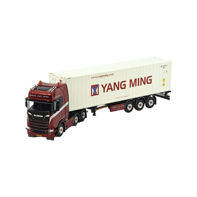 David van Herk Scania S530-V8 Highline トラック / TEKNO 1/50 建設機械模型 工事車両