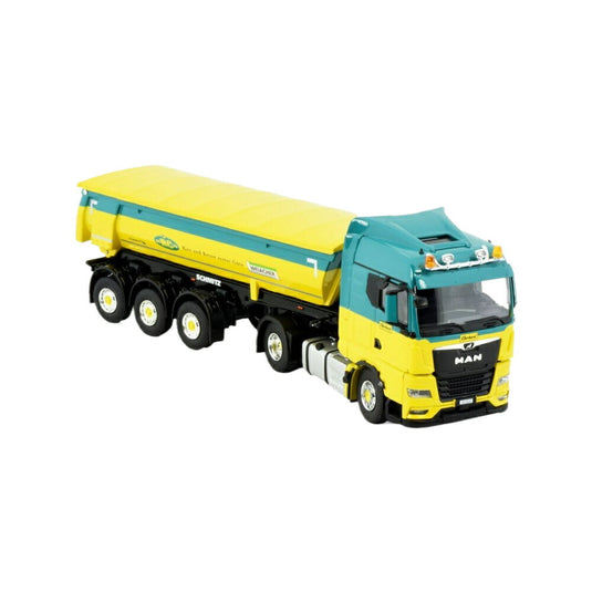 Eberhard MAN TGX GM tipper semitrailer トラック / TEKNO 1/50 建設機械模型 工事車両