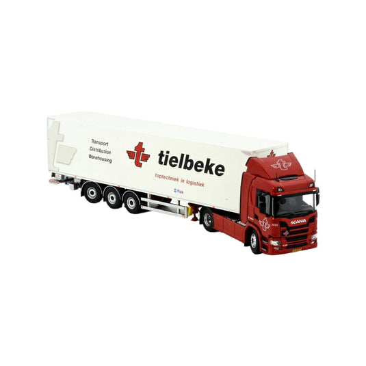 Tielbeke Scania Next G370 4x2 box トラック / TEKNO 1/50 建設機械模型 工事車両
