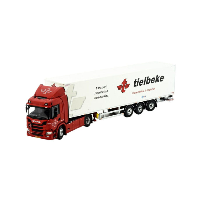Tielbeke Scania Next G370 4x2 box トラック / TEKNO 1/50 建設機械模型 工事車両