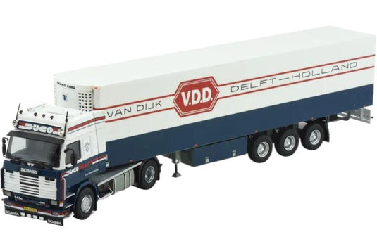 Dijco Scaniaスカニア 143-450 reefer semitrailer冷蔵セミトレーラー トラック 模型 /Tekno 1/50