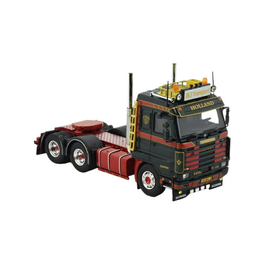 J&J Transport Scania 143-450 6x2 トラクタ　トラック / TEKNO 1/50 建設機械模型 工事車両