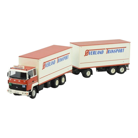 Overland Ford Transcontinental ボックストレーラー / Tekno 1/50 ミニカー トラック模型