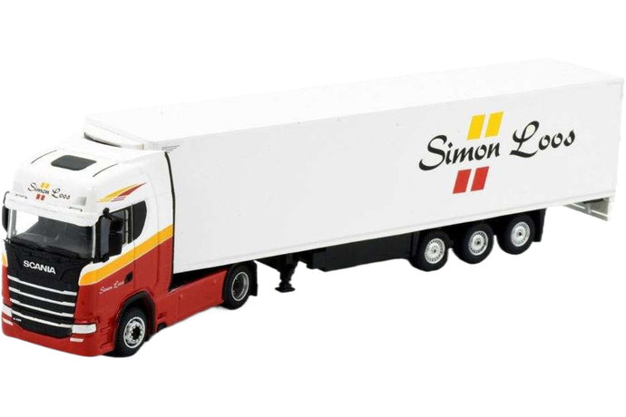 Simon Loos Scania Next Gen Sシリーズ ハイライン 冷蔵セミトレーラー トレーラー / Tekno 1/87 建設機械模型 工事車両