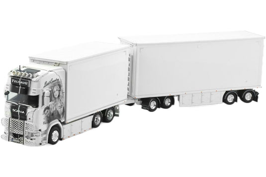 Telhaug Scania Next Gen Highline ボックスコンビ / TEKNO 1/50 建設機械模型 工事車両