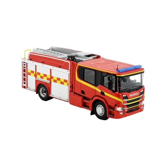 Scania Firetruck トラック / TEKNO 1/50 建設機械模型 工事車両