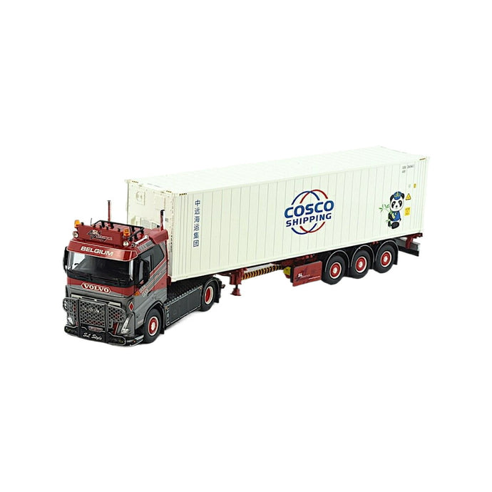 SL Logistics Volvo FH05 4x2 Container トラック / TEKNO 1/50 建設機械模型 工事車両
