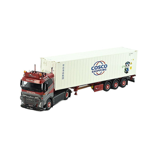SL Logistics Volvo FH05 4x2 Container トラック / TEKNO 1/50 建設機械模型 工事車両