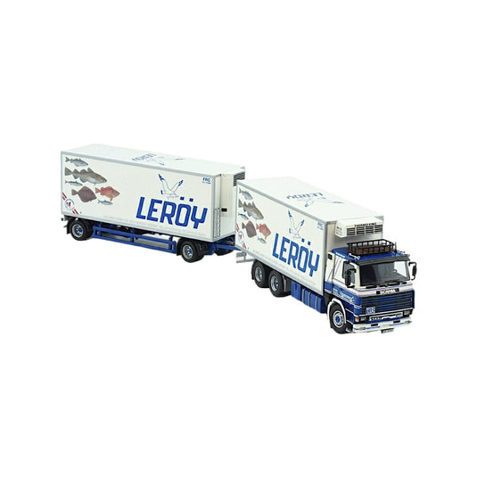 Langtransport Scania 143-400 reefer combi トラック / TEKNO 1/50 建設機械模型 工事車両