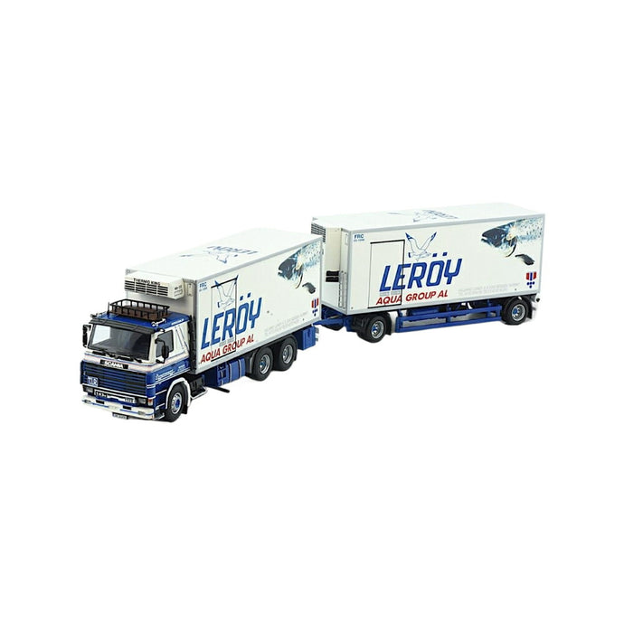 Langtransport Scania 143-400 reefer combi トラック / TEKNO 1/50 建設機械模型 工事車両