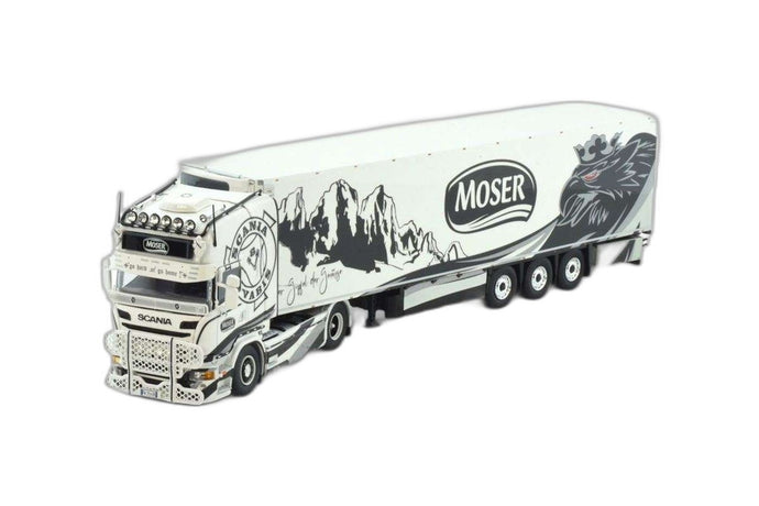 Moser Scania R Streamline Topline 冷凍トレーラー トラクタ / Tekno 1/50 建設機械模型 工事車両