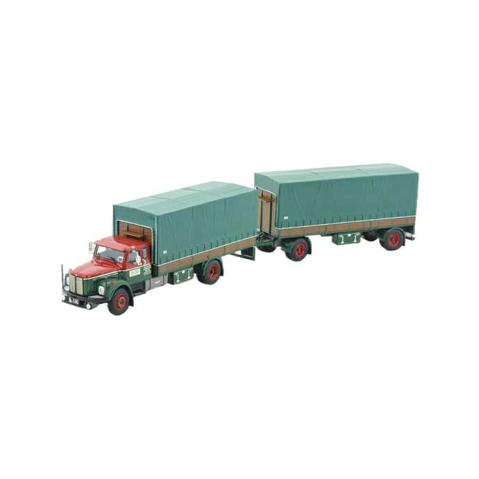 DSW Scania 110 Vabis Tarpaulin トラック / TEKNO 1/50 建設機械模型 工事車両