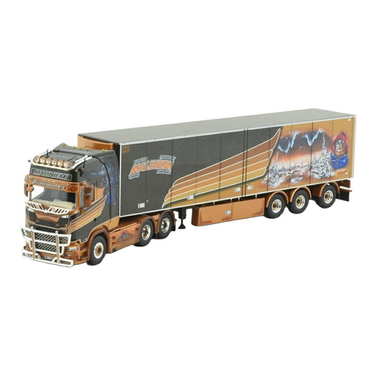 Maliniemi スカニア Next Gen Sシリーズ ハイライン 冷凍セミトレーラー / Tekno 1/50 ミニカー トラック模型