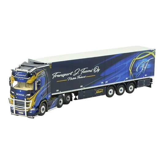 Transport J. Tuomi Oy スカニア Next Gen S520 ハイライン 冷凍セミトレーラー / Tekno 1/50 ミニカー トラック模型