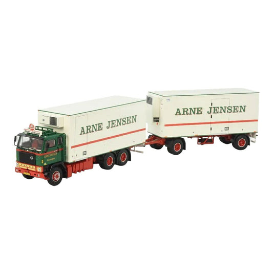 Arne Jensen ボルボ F88 冷凍冷蔵トレーラー / Tekno 1/50 ミニカー トラック模型