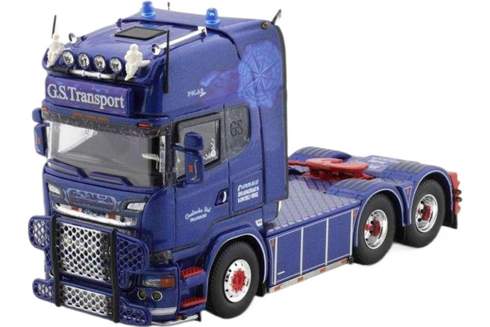 GS Transport Scania Rシリーズ Streamline トラクタ / Tekno 1/50 建設機械模型 工事車両