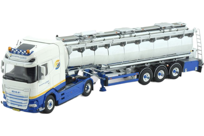 Schaffelaarbos DAF XG+ タンカートレーラー トレーラー / TEKNO 1/50 建設機械模型 工事車両