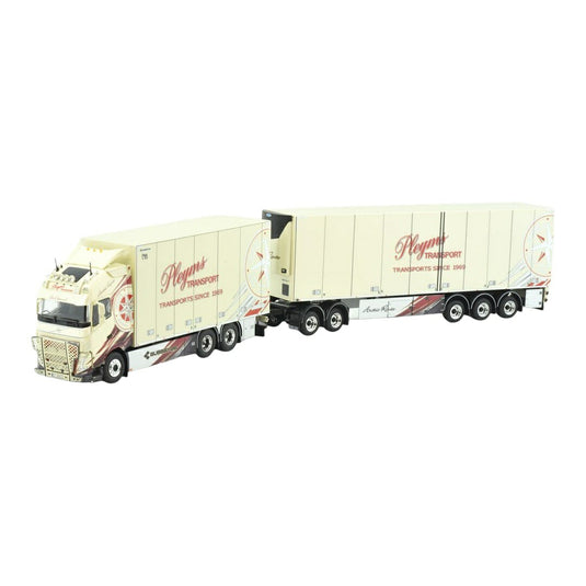 Pleyms ボルボ FH05 グローブトロッター XL スウェディッシュ コンビネーション / TEKNO 1/50 トラック模型