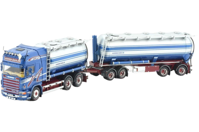 Linghems Scania 4 Serie Topline Silo Swedish Combination / TEKNO 1/50 建設機械模型 工事車両