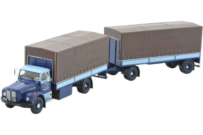Kooy Transport Scania L76 ターポリントラック・トレーラー トレーラー / Tekno 1/50 建設機械模型 工事車両