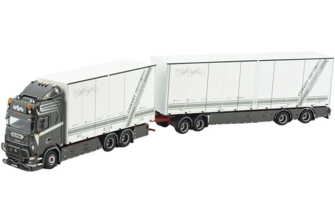 Jimmy Vesthalm Scania Next Gen S Serie Highline スウェーディッシュコンビネーション トラック / TEKNO 1/50 建設機械模型 工事車両