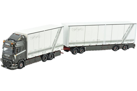 Jimmy Vesthalm Scania Next Gen S Serie Highline スウェーディッシュコンビネーション トラック / TEKNO 1/50 建設機械模型 工事車両