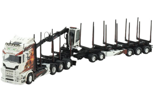 Angeby Akeri Scania Next Gen 770S Highline 木材運搬車 トラック / TEKNO 1/50 建設機械模型 工事車両