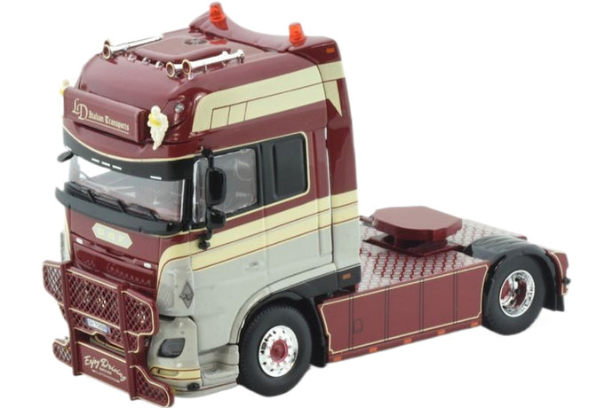 LD Transport DAF Euro 6 XF Super Space Cab 4x2 / TEKNO 1/50 建設機械模型 工事車両