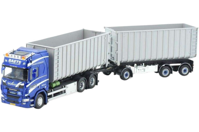 Baets Scania Next Gen R530 フックリフトコンテナトラック・トレーラー トレーラー / Tekno 1/50 建設機械模型 工事車両