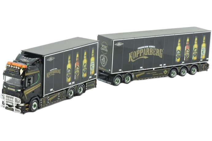 Kopparbergs Scania Next Gen S Serie Highline スウェーディッシュコンビネーション トラック / TEKNO 1/50 建設機械模型 工事車両