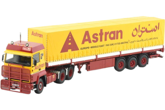 Astran Ford Transcontinental カーテンサイド セミトレーラー / TEKNO 1/50 建設機械模型 工事車両
