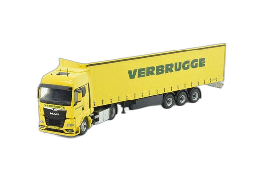 Verbrugge MAN TGX 4x2 カーテンサイド/ Tekno 1/50  建設機械模型 ミニカー