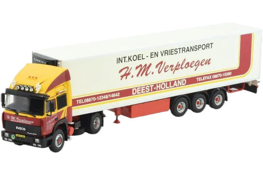 Verploegen H.M. Ivecoイベコ TurboStar reefer semitrailer冷蔵セミトレーラー トラック 模型 /Tekno 1/50