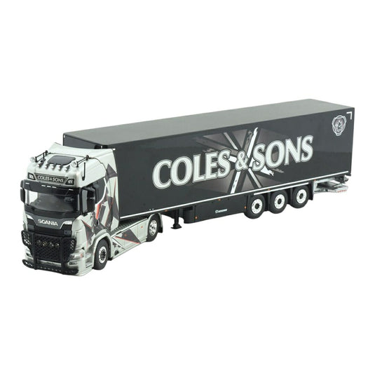 Coles & Sons スカニア Next Gen Sシリーズ ハイライン ボックス セミトレーラー / TEKNO 1/50 トラック模型
