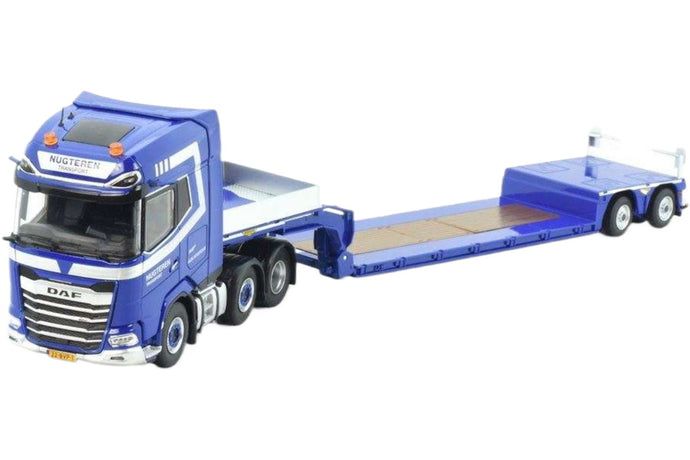 Nugteren Transport DAF XG+ 6x2 ローローダー 2軸 トレーラー / Tekno 1/50 建設機械模型 工事車両