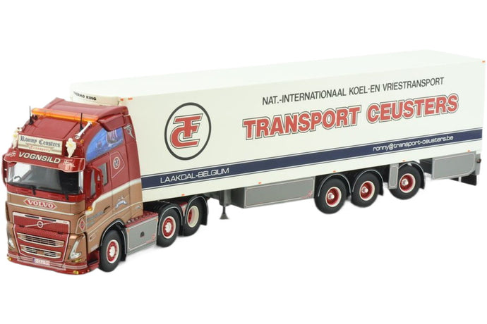 Ronny Ceusters Volvo FH05 Globetrotter XL リーファートレーラー トレーラー / TEKNO 1/50 建設機械模型 工事車両