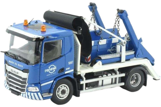 Renewi DAF XD スキップローダー 87547 トラック / Tekno 1/50 建設機械模型 工事車両