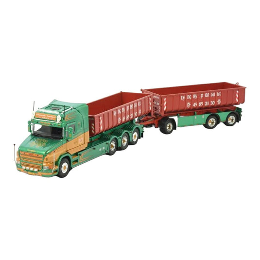 Kildebronde Transport スカニア Torpedo Highline フックリフトコンテナ トレーラー / Tekno 1/50 ミニカー トラック模型