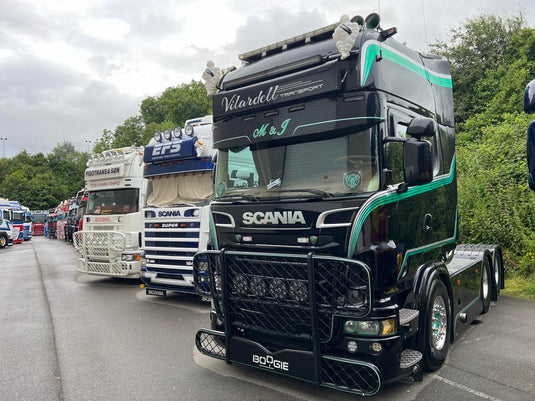 【予約】2026年発売予定 Vilardell Transport スカニア Rシリーズ トップライン 6x2 ブラック / Tekno 1/50 ミニカー トラック模型