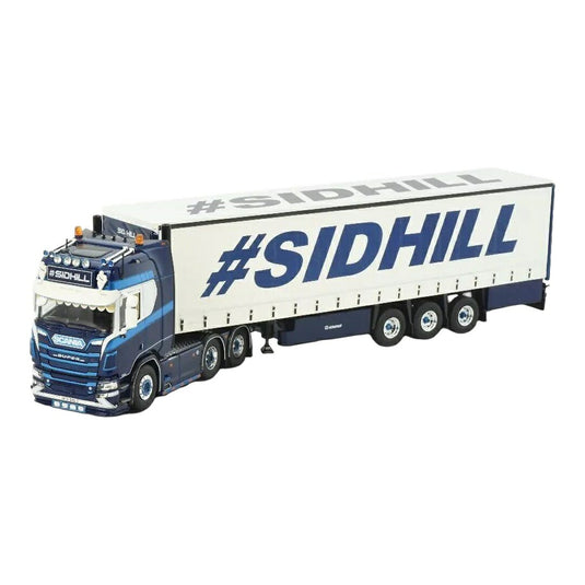 Sid Hill スカニア NGR ハイライン カーテンサイドセミトレーラー / Tekno 1/50 ミニカー トラック模型
